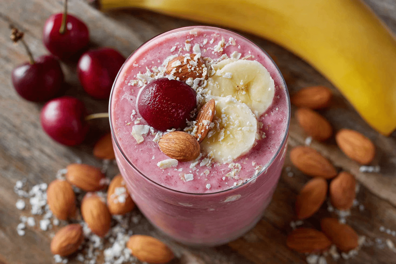 Banana Cherry Smoothie