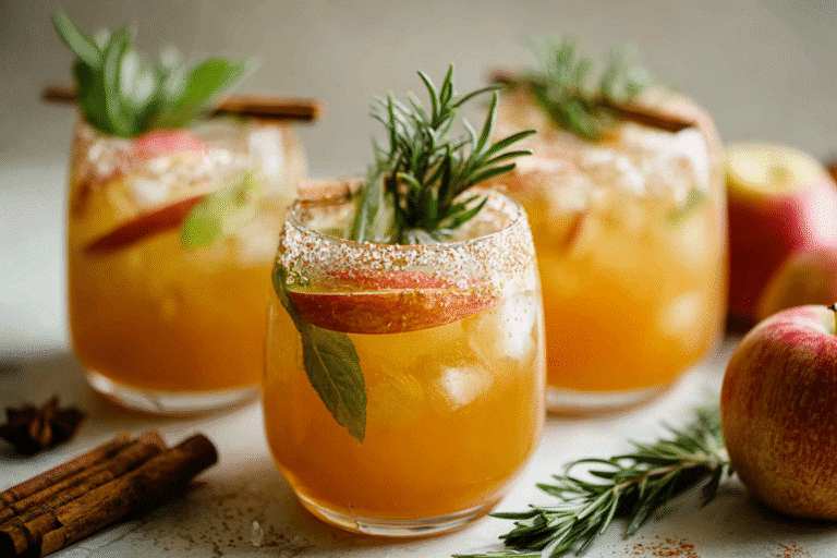 Caramel Apple Mocktail