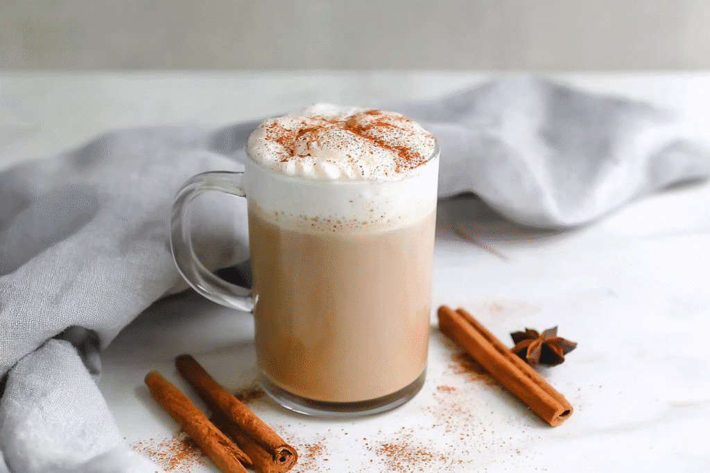 Christmas chai latte