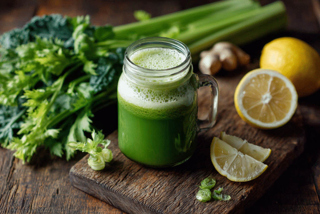 Homemade Green Juice