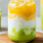 Iced Mango Matcha Latte