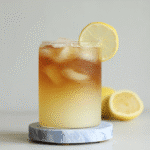 Lemon vanilla iced tea