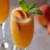 Peach Bellini Mocktail