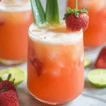 Pineapple Strawberry Agua Fresca