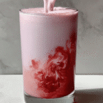 Raspberry Hibiscus Latte