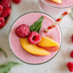 Raspberry Peach Smoothie