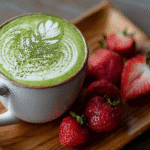 Strawberry Matcha Latte