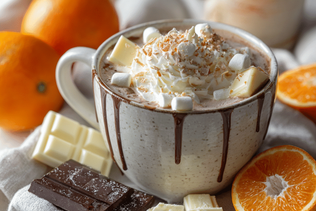 White Chocolate Orange Hot Cocoa