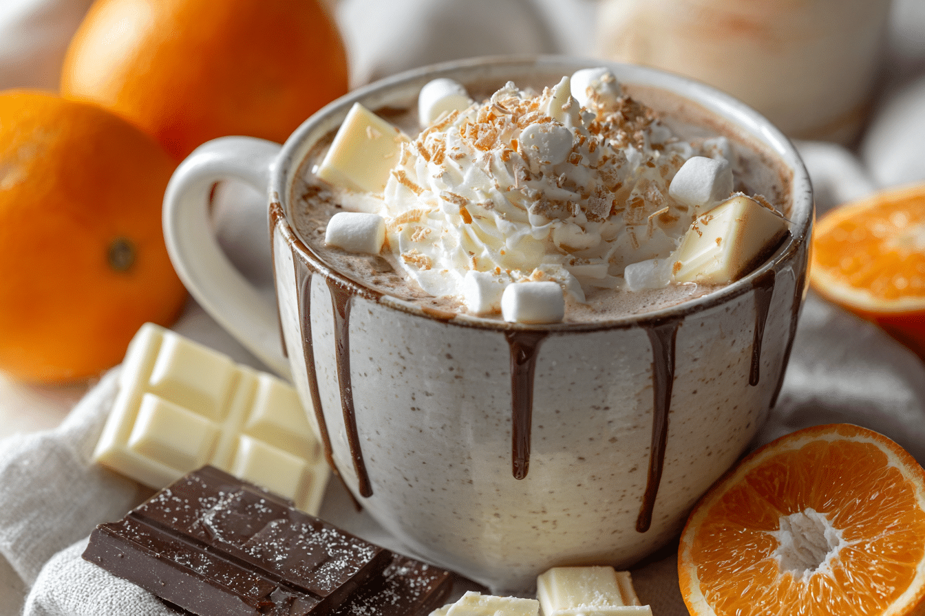 White Chocolate Orange Hot Cocoa
