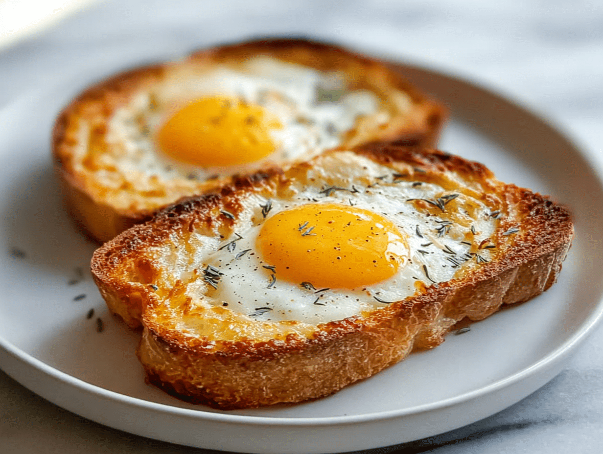 Air Fryer Egg & Cheese Toast