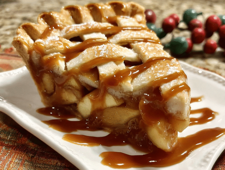 Caramel Apple Pie