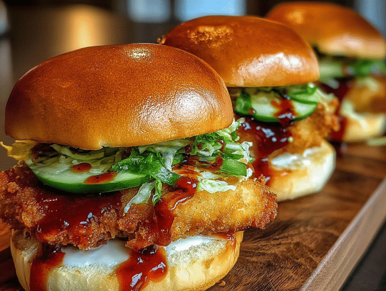 Chicken Bang Bang Sliders