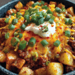 Chili Cheese Potato Skillet