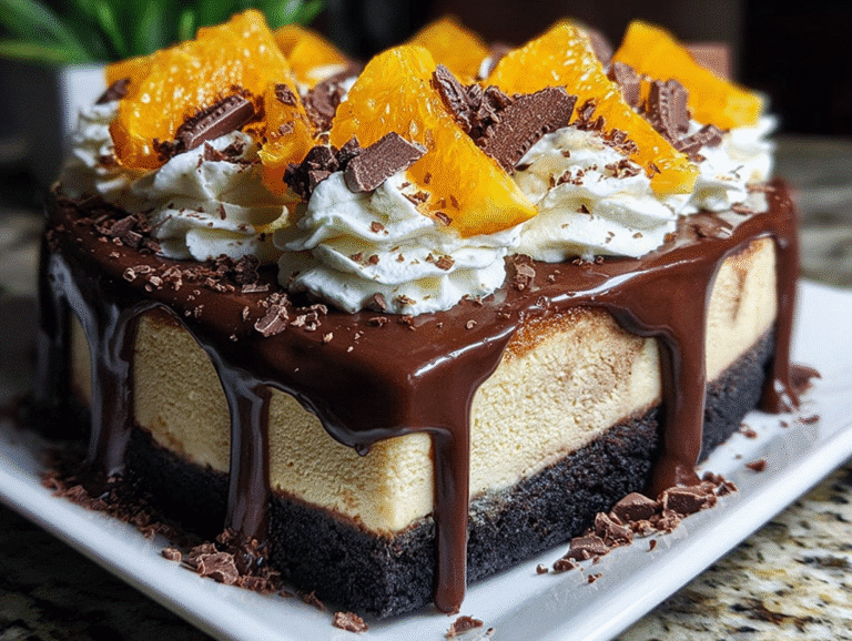 Chocolate Orange Cheesecake Delight