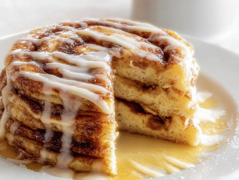 Cinnamon Roll Pancakes