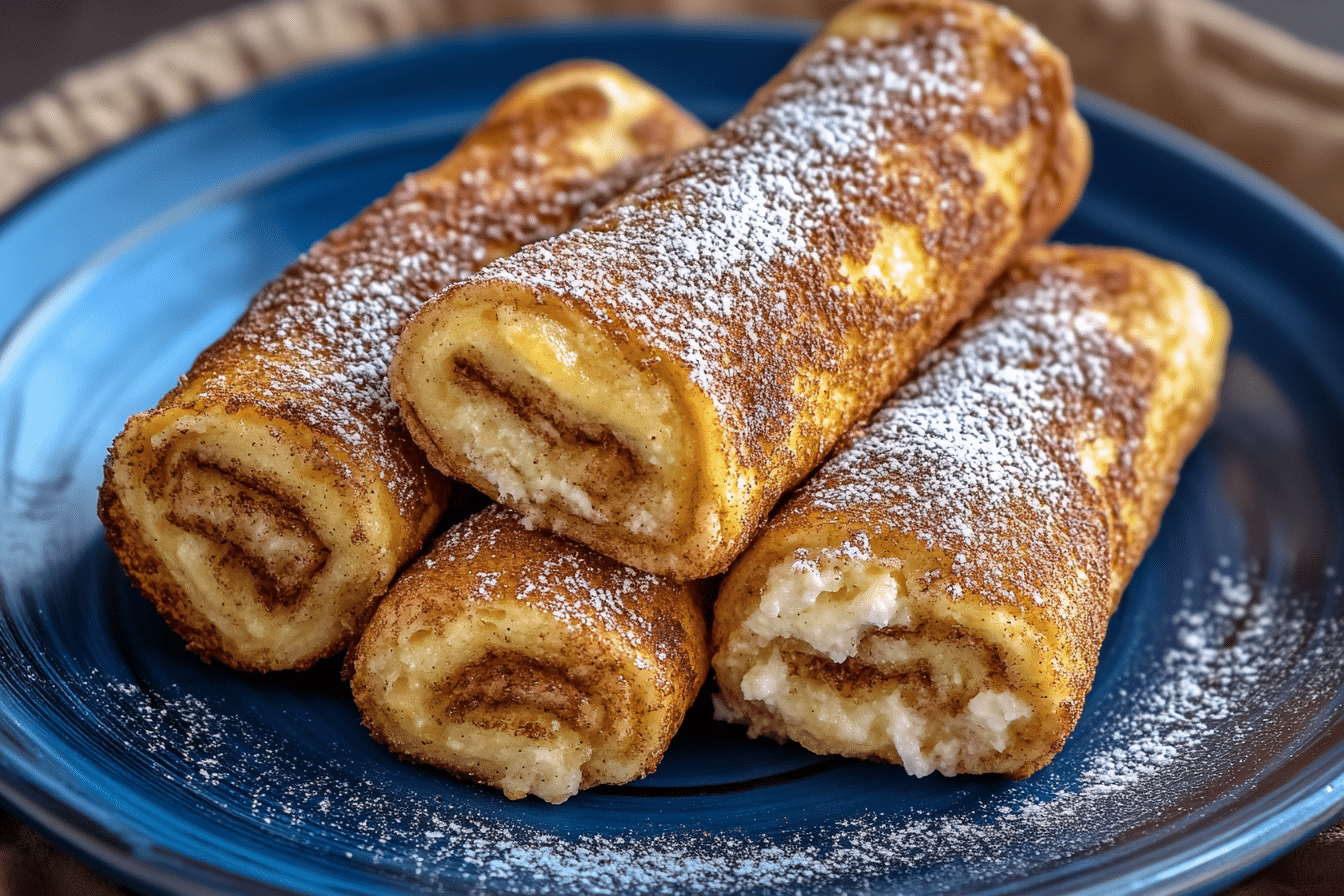 Cinnamon Sugar French Toast Roll-Ups