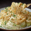 Creamy Alfredo Cabbage Pasta