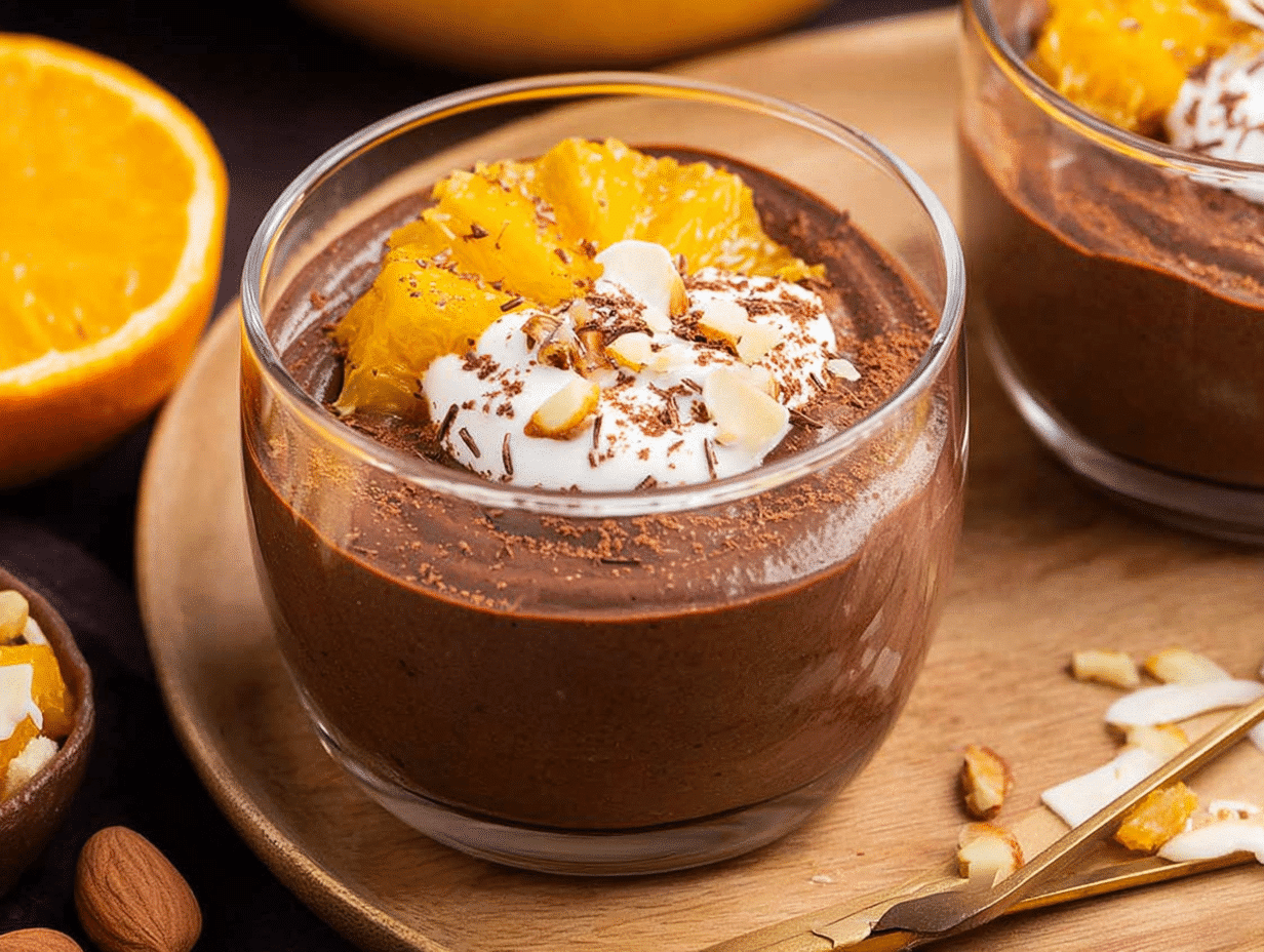 Dark Chocolate Orange Mousse