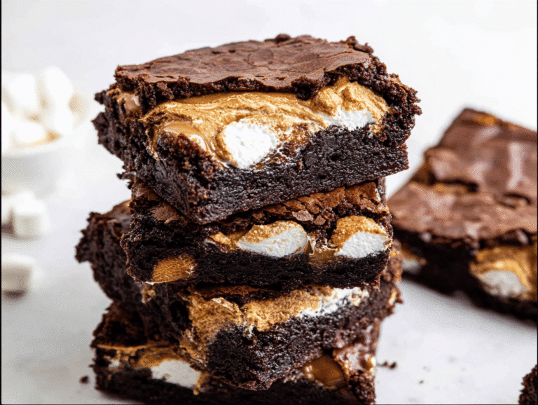 Fluffernutter Brownies