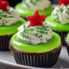 Grinch Mini Cheesecakes