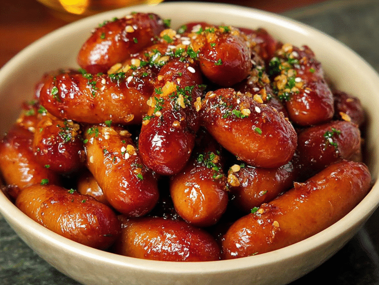Hot Honey Garlic Little Smokies