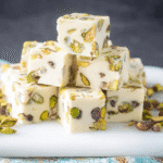 Irish Cream Pistachio Fudge