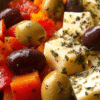 Marinated Cheese and Olives