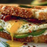 Mediterranean Breakfast Sandwich