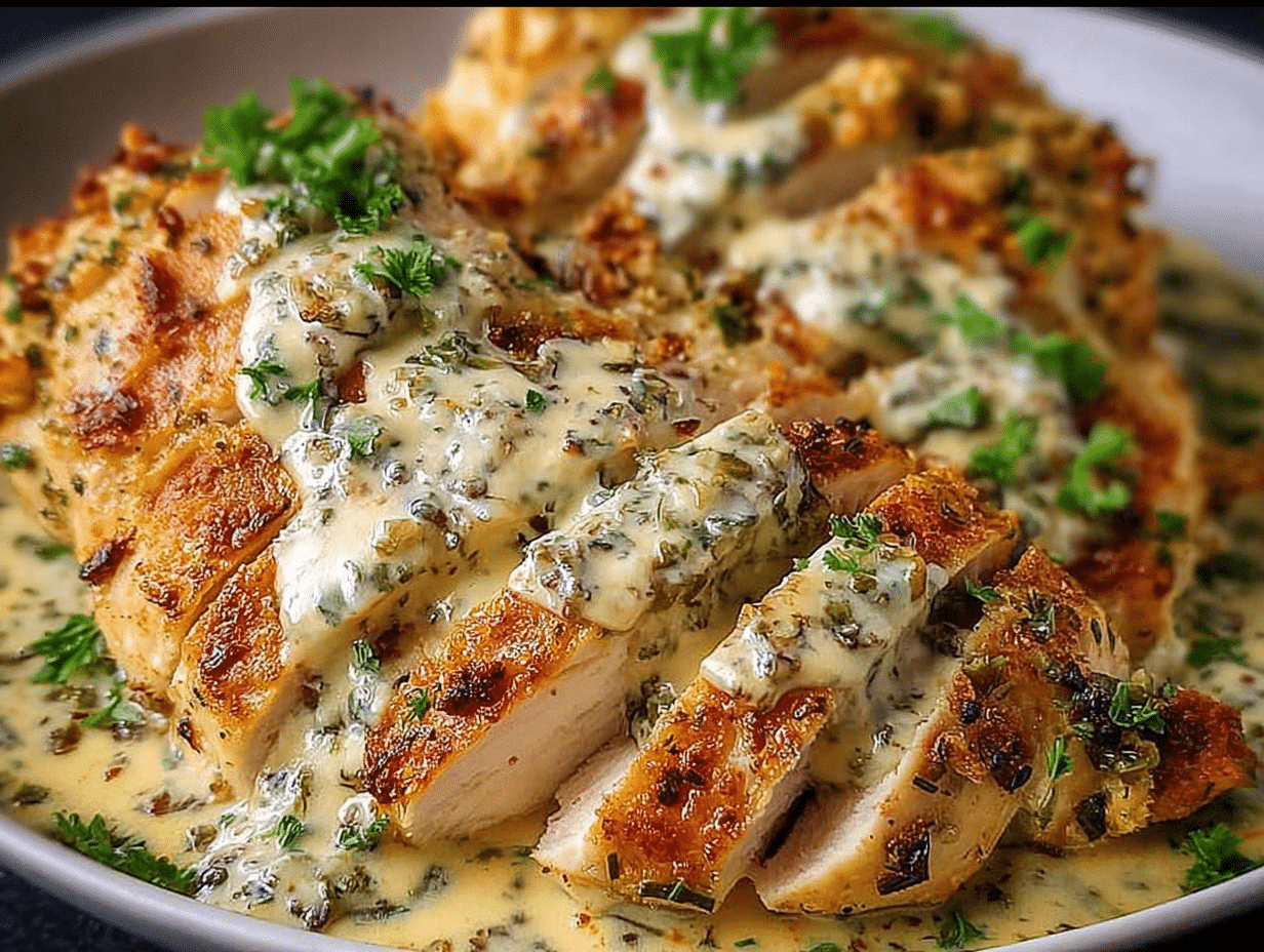 Melt In Your Mouth Caesar Chicken