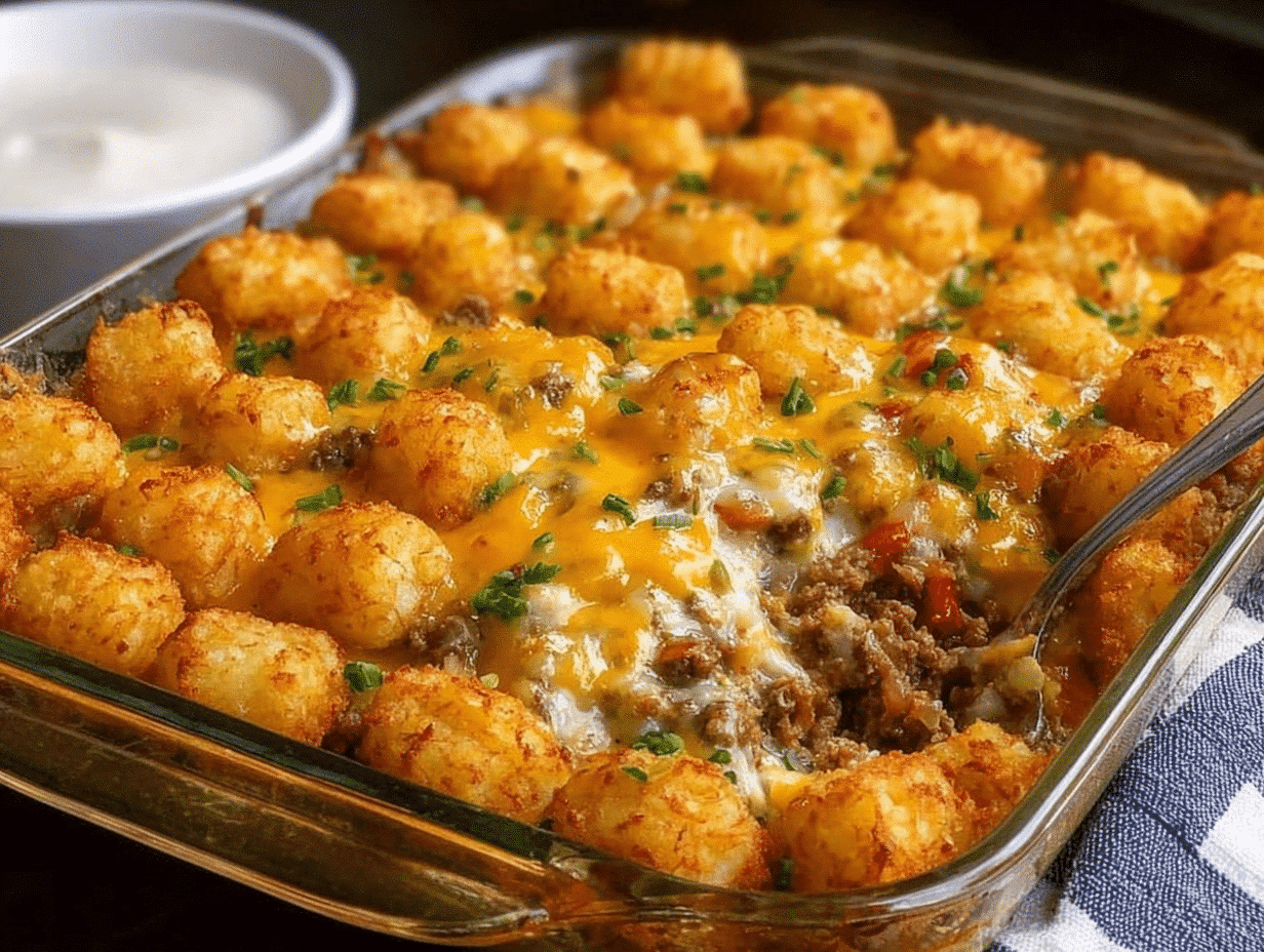 Minnesota Tater Tot Hotdish