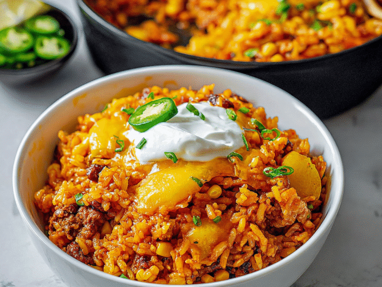 One-Pot Mexican Rice Casserole