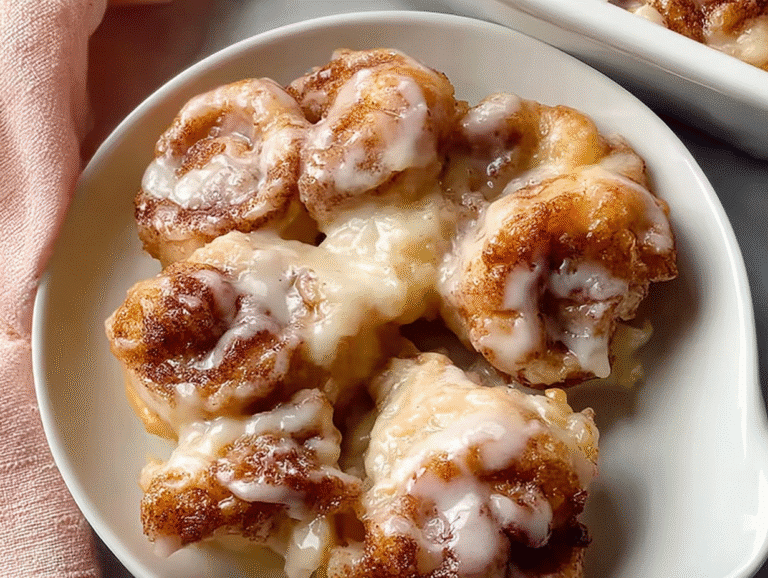 Overnight Cinnamon Roll Casserole