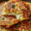 Potato and Onion Cheese Pancakes