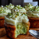 Shamrock Cream Cheese Cupcakes