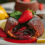 Strawberry Lava Cakes