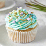 Spring Vanilla Cupcakes