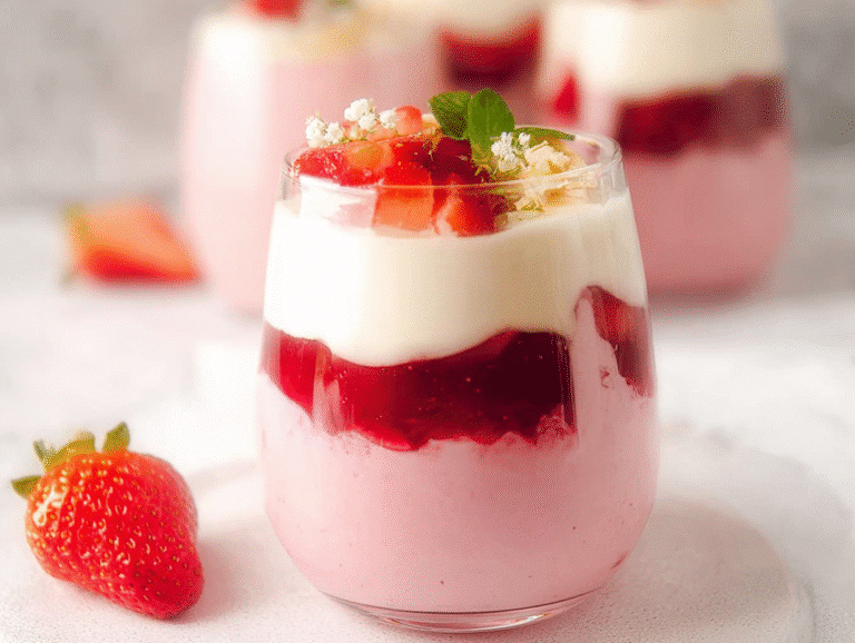 Strawberry Mascarpone Mousse