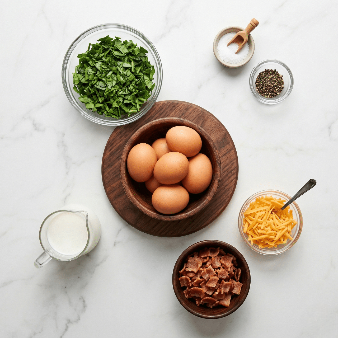 Egg Bite Cups with Spinach and Bacon