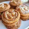 Freshly baked Apple Cider Cookies on a wooden table