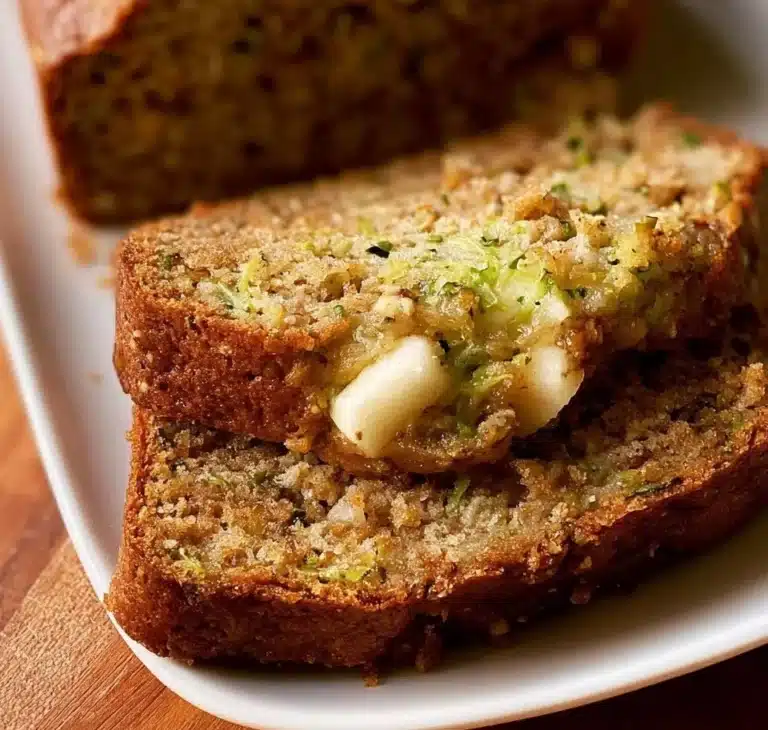 Delicious apple zucchini bread, a perfect blend of flavors and moist texture.