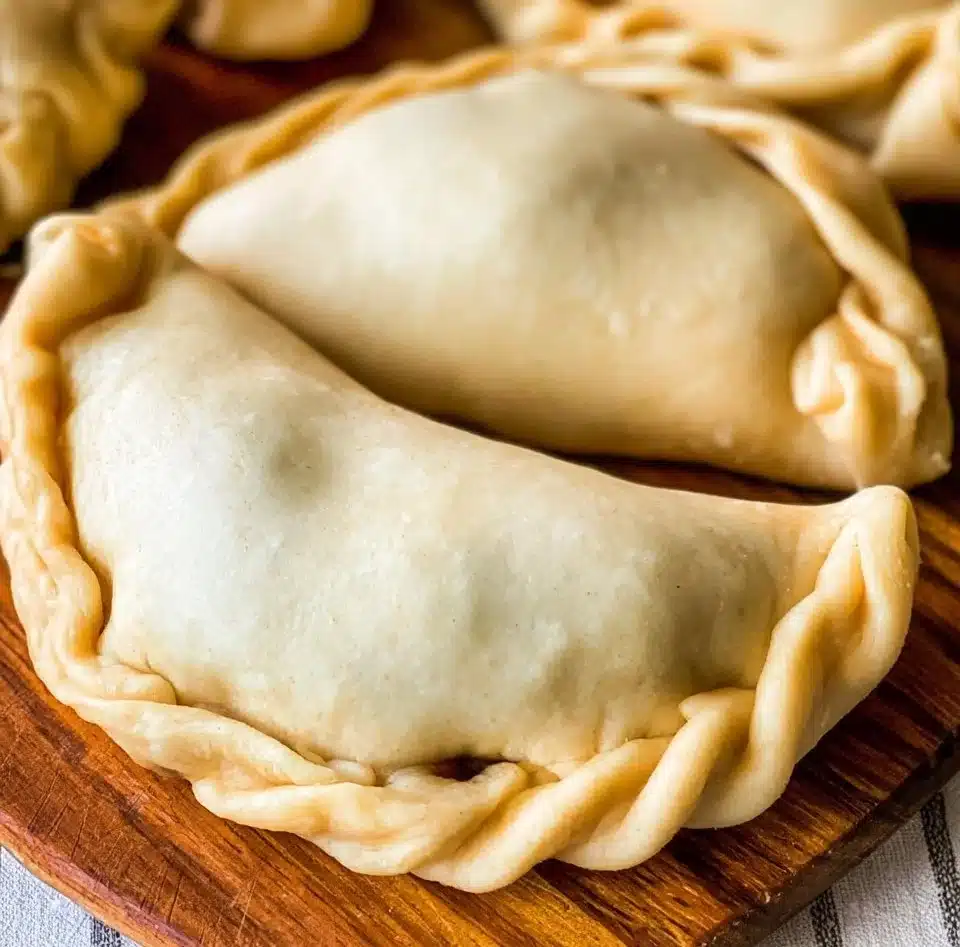 Homemade empanada dough prepared for tasty fillings