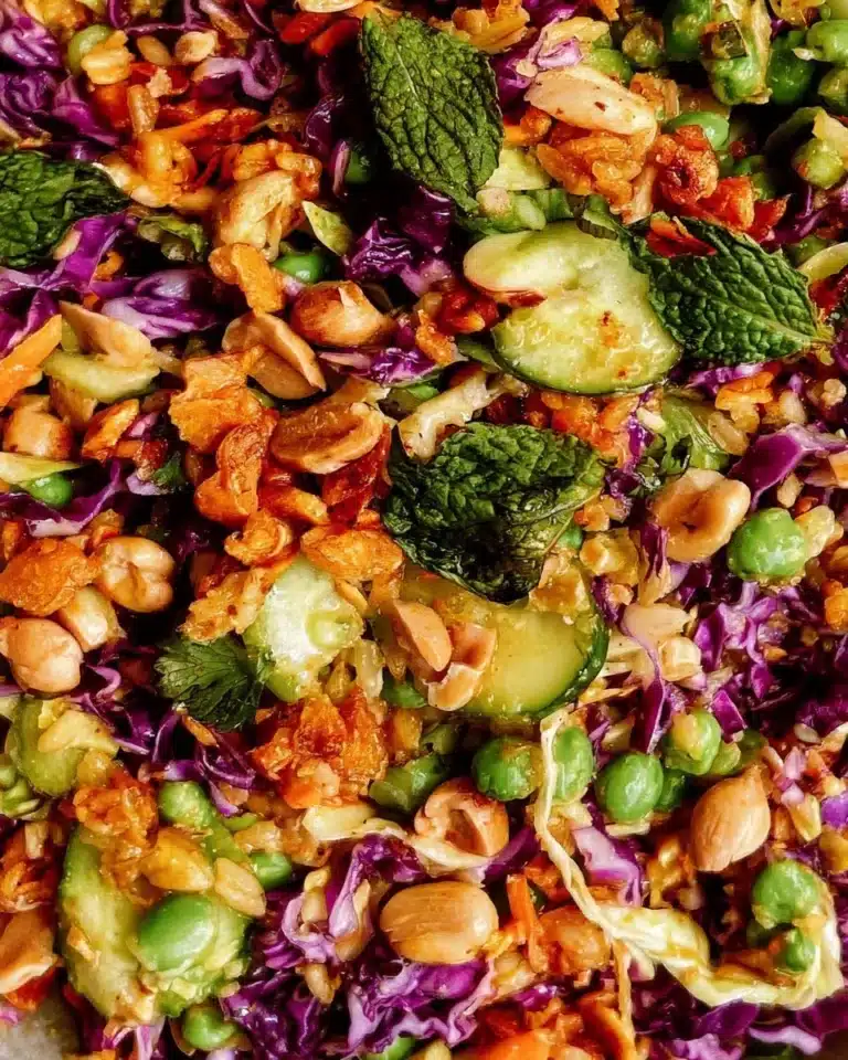 Colorful rice salad with vegetables and herbs served in a bowl