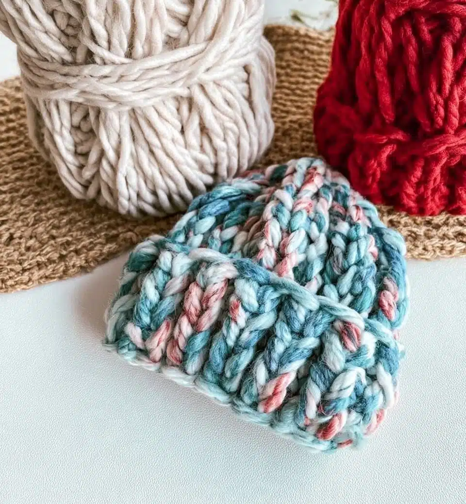 Trendy Bun Beanie perfect for winter fashion, featuring a stylish bun hole design.