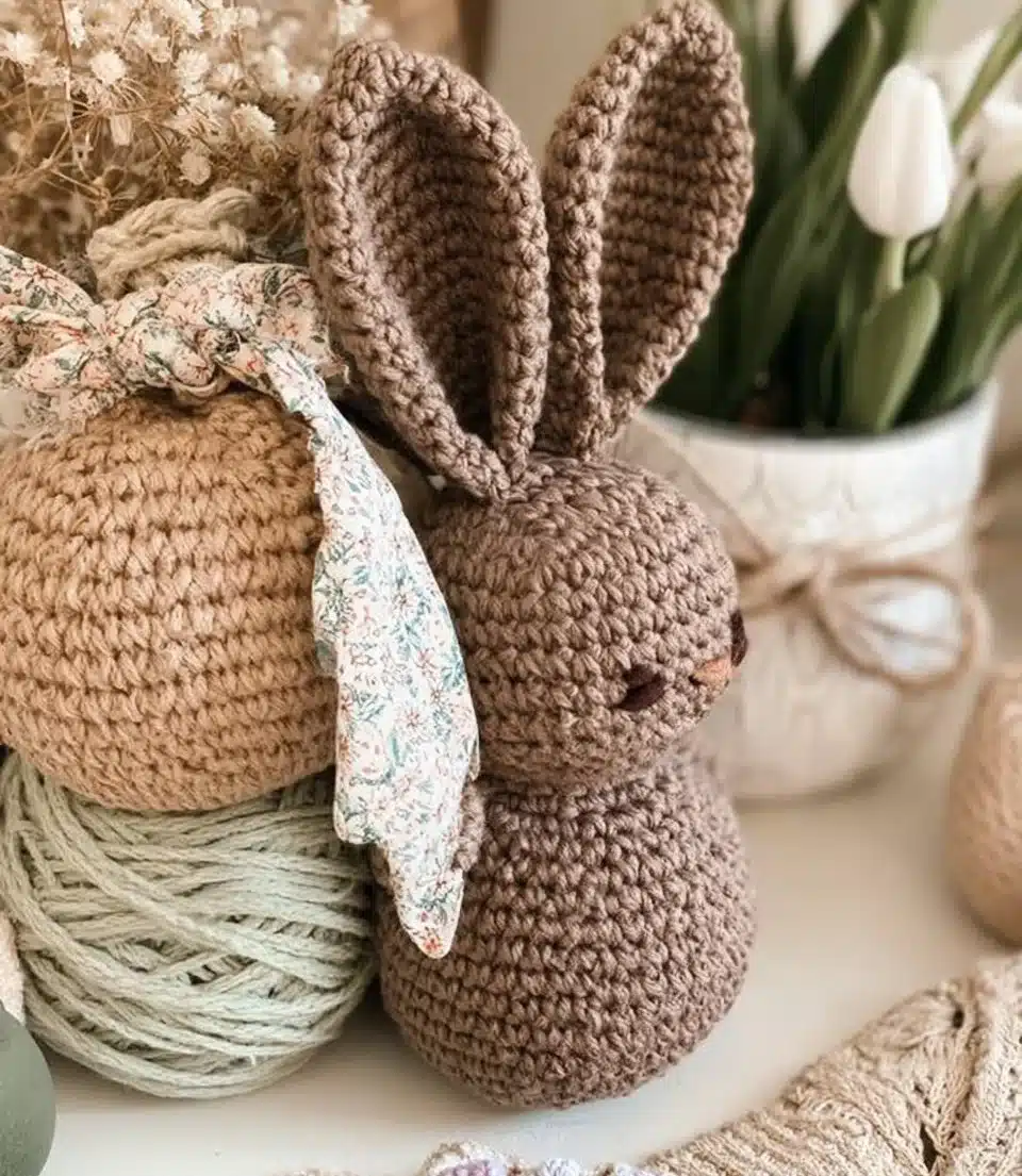 Farmhouse Bunny decorative piece for rustic home decor