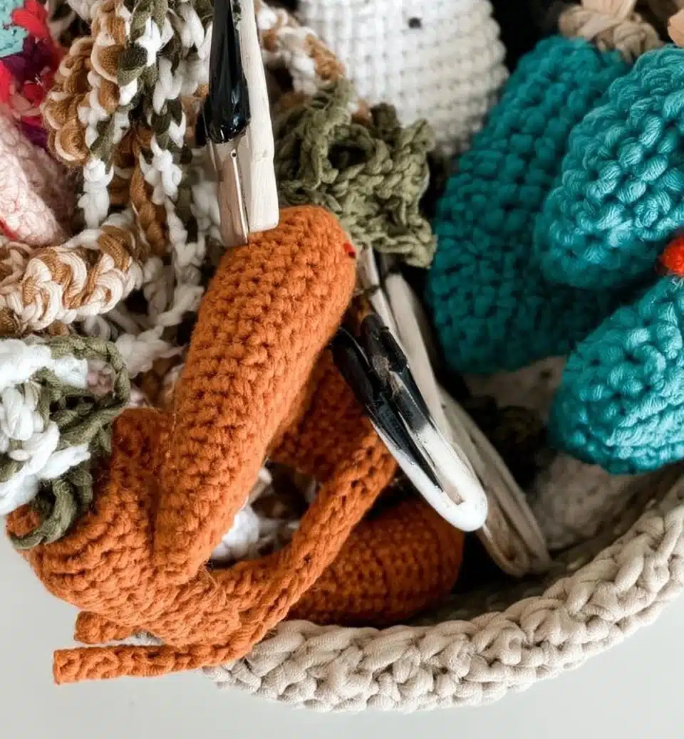 Freshly harvested farmhouse carrots in a rustic basket.