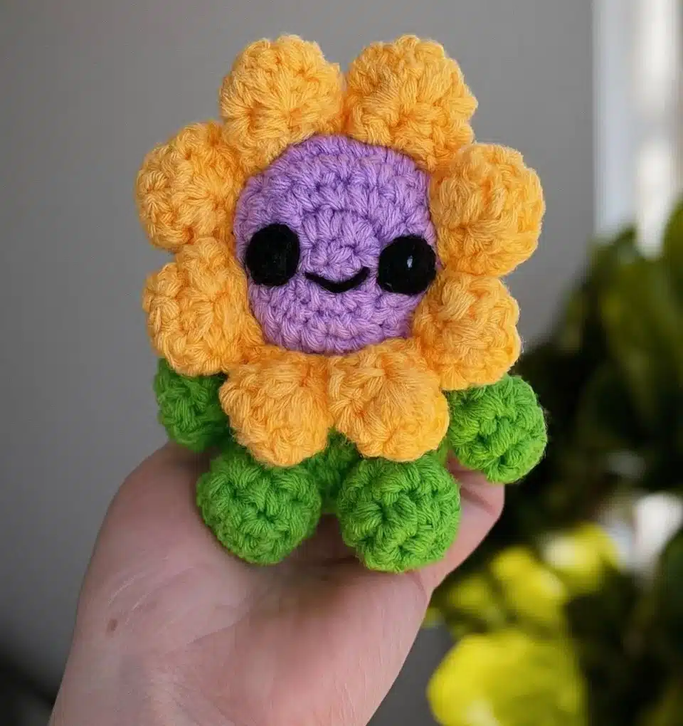 Cute Flower Baby illustration with colorful petals and cheerful expression.