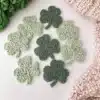 Shamrock Applique design for St. Patrick's Day crafts and projects