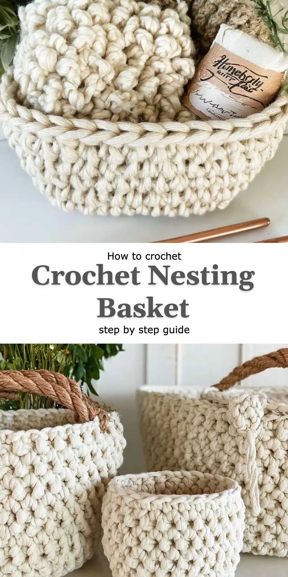 Crochet Nesting Basket