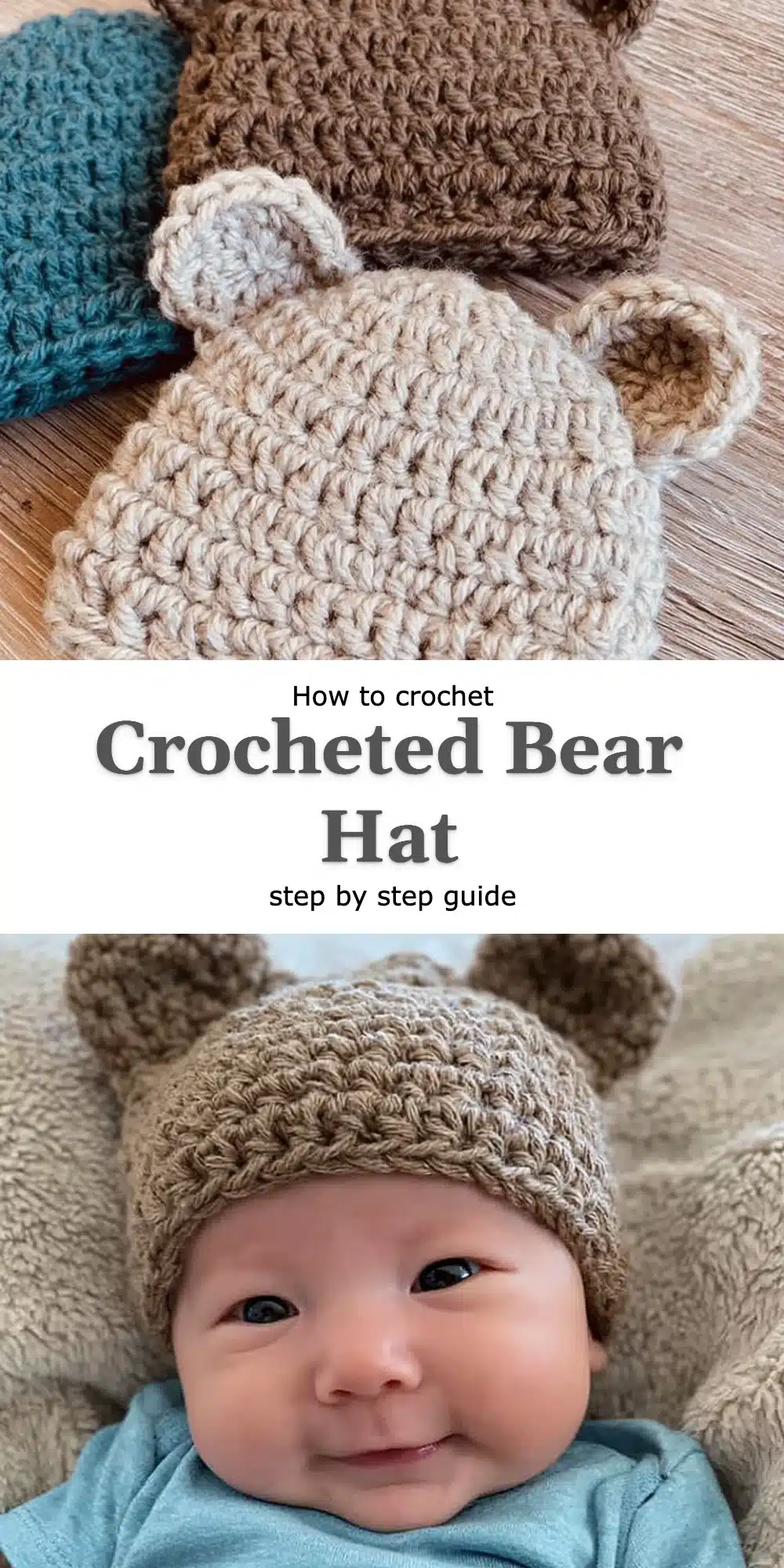 Crocheted Bear Hat
