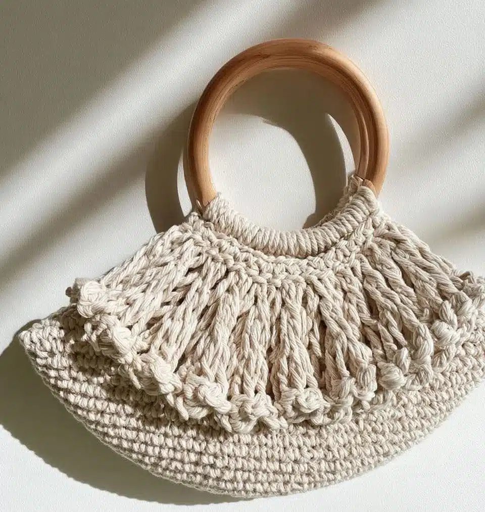 Creating a Round-Handle Crochet Purse